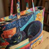 Sac Artisanal — Le Chat Noir et les Livres
