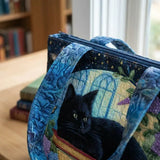 Sac Artisanal — Le Chat Noir et les Livres
