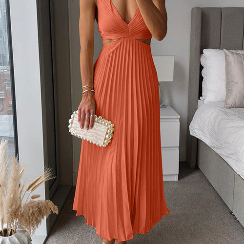 Camille - Robe Midi Sans Manches
