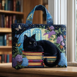 Sac Artisanal — Le Chat Noir et les Livres