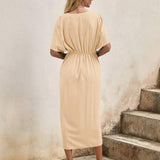 Maïa - Robe Midi Enveloppe
