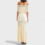 Vivienne - Robe longue en maille