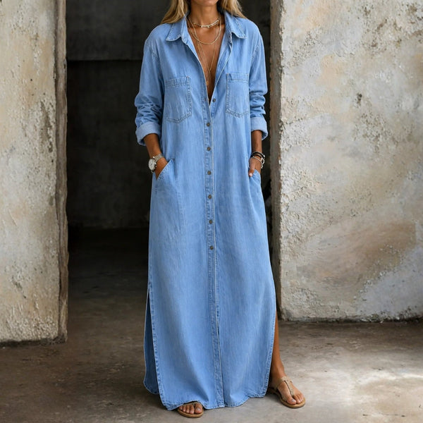 Delphine - Robe à Boutons