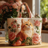 Sac Artisanal — Le Chat Brun et la Rose
