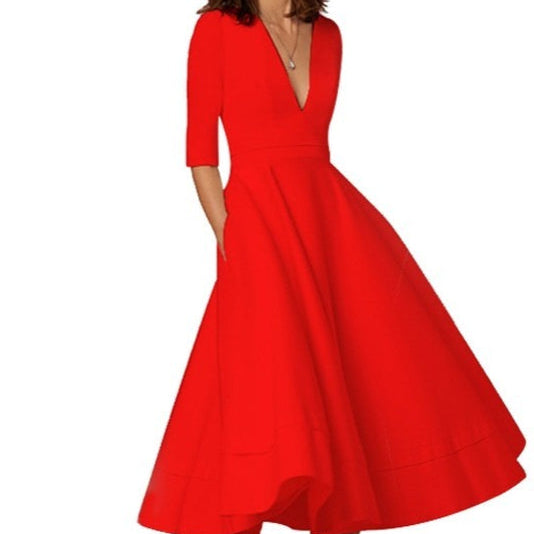 Laure - Robe Midi Femme