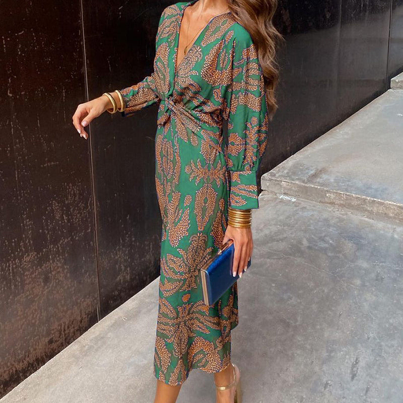 Sabrine - Robe midi sophistication