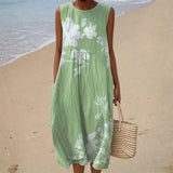 Robe d’Été Confortable Sans Manches