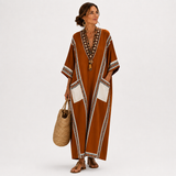 Éléonore - Kaftan Terracotta Ethnique