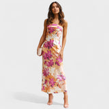 Carmelle - Robe en satin sans manches