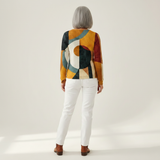 Léa - Pull à motif géométrique