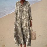 Robe d’Été Imprimée Flatteuse