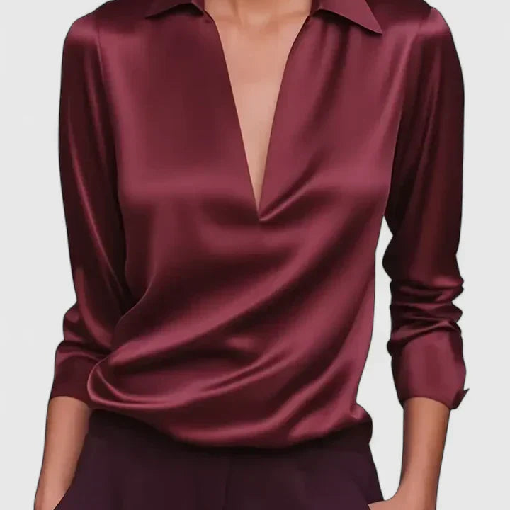 Calvina - Blouse Sophistiquée
