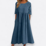 Mina - Robe en Coton Aéré