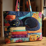 Sac Artisanal — Le Chat Noir et les Livres