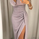 Natacha - Robe chic à épaules dénudées
