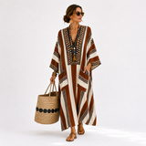 Sidonie - Kaftan Terracotta Brun