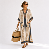 Martine - Kaftan Gris Boho