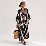 Florentine - Kaftan Noir Ethnique