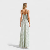 Véronique - Robe maxi en dentelle florale