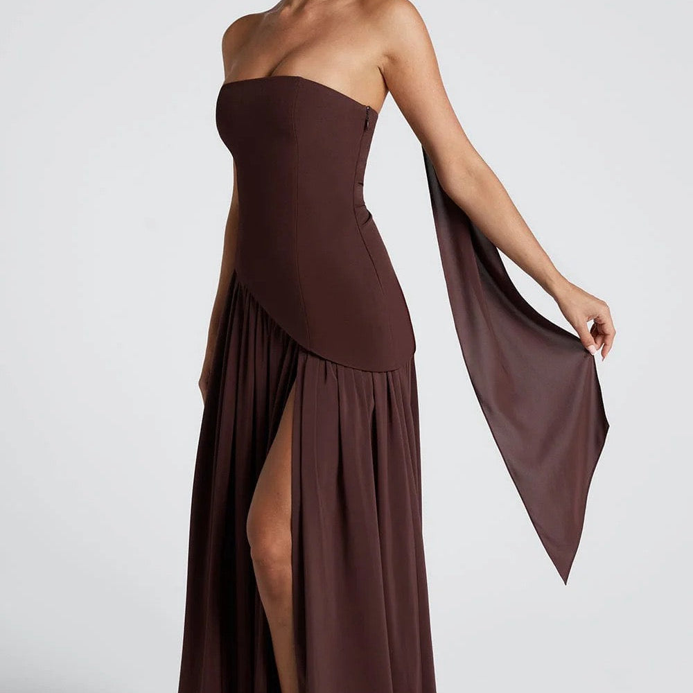Amélie - Robe Longue Sophistiquée