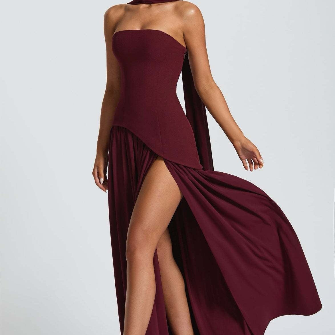Amélie - Robe Longue Sophistiquée