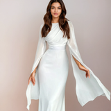 Béatrice - Robe Longue en Satin