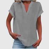 Xavinah - Blouse V-Neck Confortable