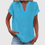 Xavinah - Blouse V-Neck Confortable