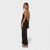 Camille - Robe longue plissée