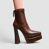 Andrée - Bottes Chelsea à talon haut