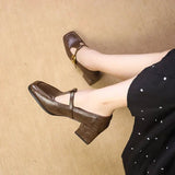 Séverine - Chaussures intemporelles à talon mi-haut