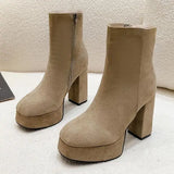 Fernande - Bottes d'hiver à talon rembourré