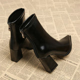 Anaïs - Bottes élégantes à talon épais