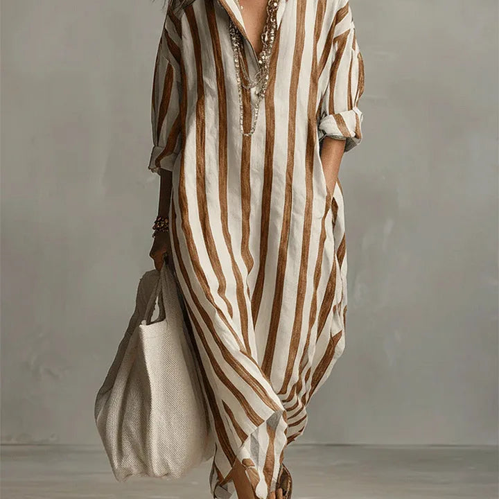 Perrine - Robe chemise longue