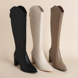 Hortense - Bottes à talon bloc pour l'hiver