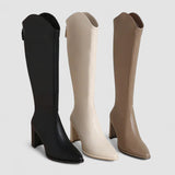 Hortense - Bottes à talon bloc pour l'hiver
