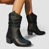 Suzanne - Bottes en cuir orthopédiques