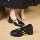 Séverine - Chaussures intemporelles à talon mi-haut