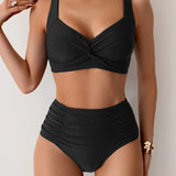 Émilie - Maillot de bain été taille haute