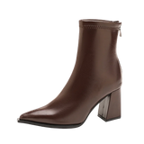 Anaïs - Bottes élégantes à talon épais