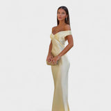 Barbara - Robe Maxi en Satin
