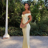 Barbara - Robe Maxi en Satin