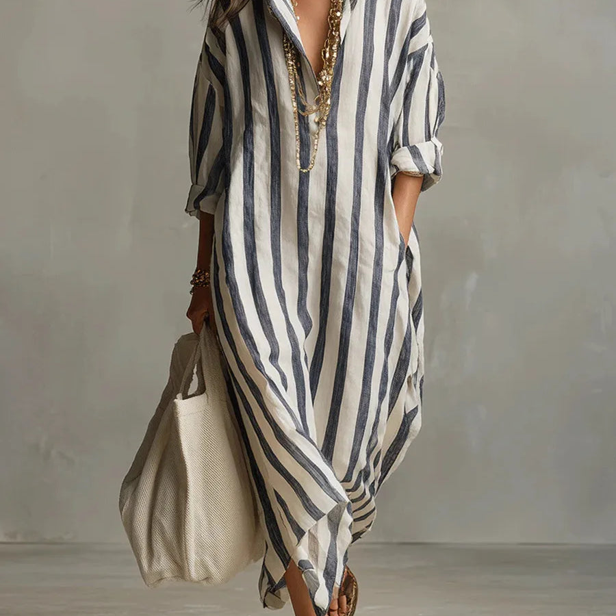 Perrine - Robe chemise longue