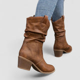 Suzanne - Bottes en cuir orthopédiques