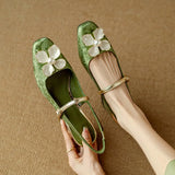 Salomé - Chaussures élégantes à détail floral