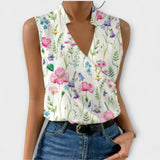Loretta - Haut V-neck sophistiqué