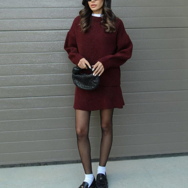 Lara - Ensemble en Maille Automne