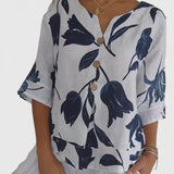 Laura - Blouse V-Neck Confortable