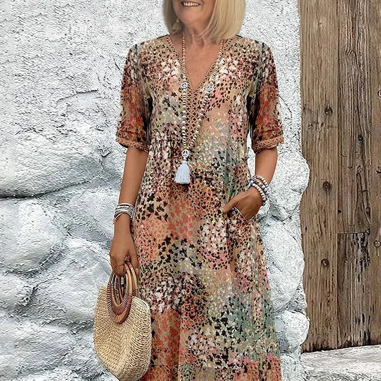 Léa - Robe Femme Midi