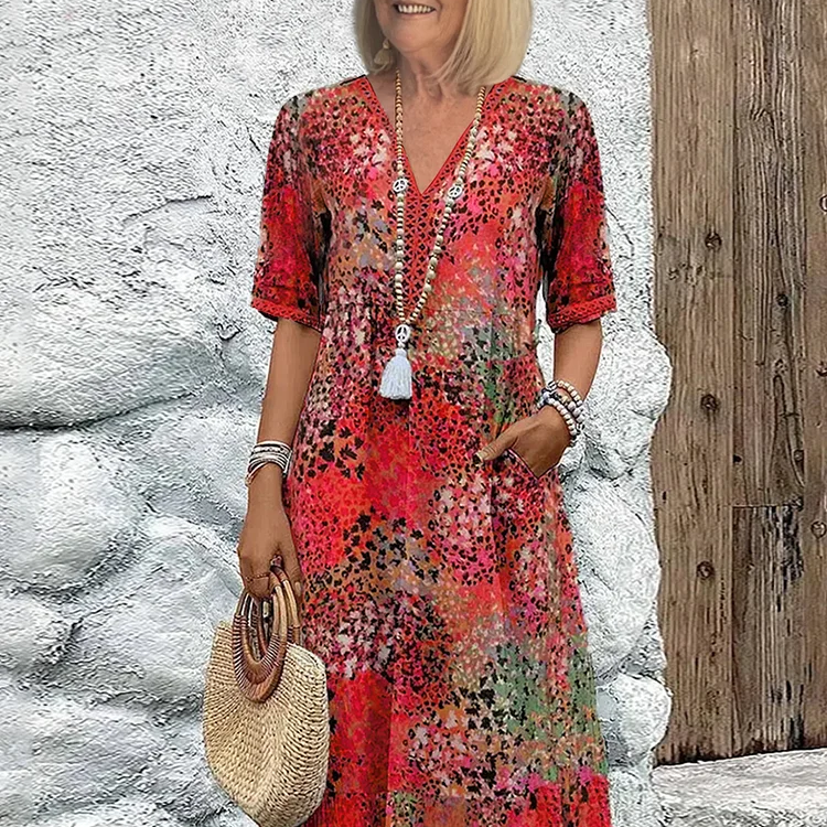 Léa - Robe Femme Midi